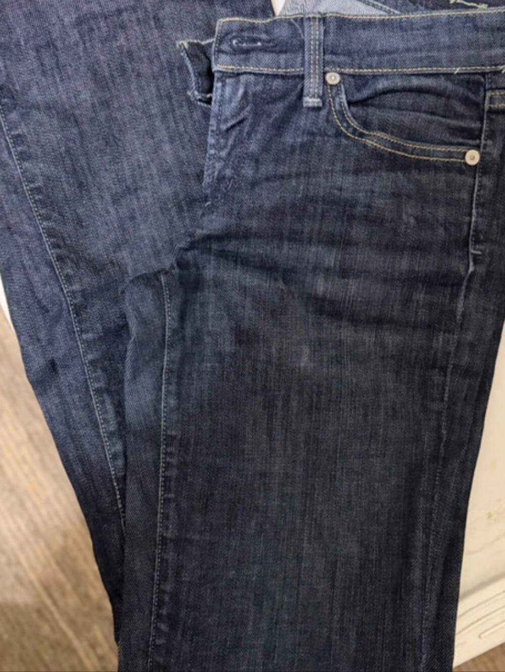 Women's Dark Blue Denim Jeans